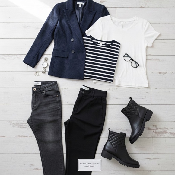 various Other - Piece "Modern Professional" Capsule Bundle | Size 14/XL | Navy & Black